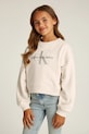 Дитяча бавовняна кофта Calvin Klein Jeans бавовна бежевий IG0IG02823.128.176.PPYA