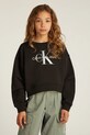 Дитяча бавовняна кофта Calvin Klein Jeans бавовна чорний IG0IG02823.128.176.PPYA