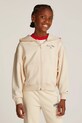Tommy Hilfiger bluza dziecięca z kapturem beżowy KG0KG08318.128.176.PPYA