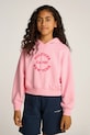 Детская кофта Tommy Hilfiger с капюшоном розовый KG0KG08322.128.176.PPYA