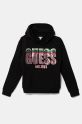 Детская хлопковая кофта Guess хлопок чёрный J5RQ00.KAD74.PPYA