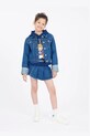 Дівчинка Дитяча бавовняна кофта Guess J5RQ04.KAD74.PPYA темно-синій