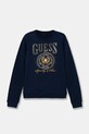 Дитяча бавовняна кофта Guess без капюшона темно-синій J5RQ05.KAD74.PPYA