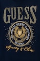 Dziewczynka Guess bluza bawełniana dziecięca J5RQ05.KAD74.PPYA granatowy