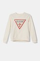 Детская хлопковая кофта Guess без капюшона бежевый K4YQ10.KA6R4.PPYA