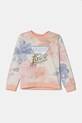 Guess bluza bawełniana dziecięca wzorzyste niebieski K5RQ01.KA6R4.PPYA