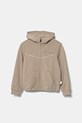 Дитяча кофта EA7 Emporio Armani з капюшоном бежевий 7G000037.AF12501