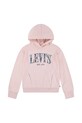Levi's bluza copii SEASONAL HOODIE print roz 4EM195