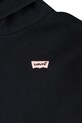 Dziewczynka Levi's bluza dziecięca BATWING PATCH HOODIE 4EN102 czarny