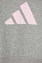 DÍVKA Dětská mikina adidas JC9630 šedá