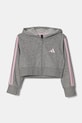 adidas bluza dziecięca JJ0949 szary SS25