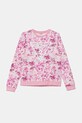Guess hanorac de bumbac pentru copii cu modele roz J5GQ01.KA6R4.PPYA