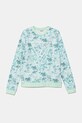 Guess hanorac de bumbac pentru copii cu modele turcoaz J5GQ01.KA6R4.PPYA