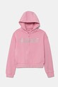 Guess hanorac de bumbac pentru copii imprimeu roz J5GQ07.KCRP0.PPYA