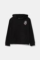 The North Face bluza bawełniana dziecięca GRAPHIC RELAXED HOODIE nadruk czarny NF0A8AXRJK31