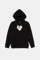 Хлопковая кофта Puma FLAMING LOVE Hoodie TR с капюшоном чёрный 685109