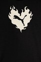 Dziewczynka Puma bluza bawełniana FLAMING LOVE Hoodie TR 685109 czarny