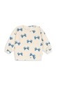 Παιδική μπλούζα Konges Sløjd ITTY SWEAT SHIRT GOTS στάμπα μπεζ KS102598.G