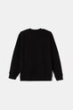 Diesel gyerek melegítőfelső pamutból SCACUORE SWEAT-SHIRT J02230 fekete SS25