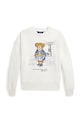 Dětská mikina Polo Ralph Lauren bez kapuce bílá 313965156001