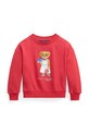 Detská bavlnená mikina Polo Ralph Lauren bavlna červená 312965228001