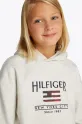 Tommy Hilfiger felpa per bambini KG0KG08558.128.176.PPYA bianco