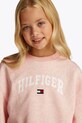 Tommy Hilfiger bluza dziecięca KG0KG08559.128.176.PPYA różowy