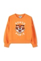 Kenzo Kids bluza bawełniana dziecięca nadruk pomarańczowy K61049
