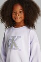 Calvin Klein Jeans bluza dziecięca IG0IG02849.116.PPYA fioletowy