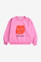 Bobo Choses bluza copii Joyful Face 125AC033 roz SS25