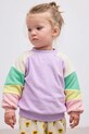 Кофта для немовлят Bobo Choses інші фіолетовий 125AB027