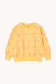 Детская кофта Tinycottons BOWS SWEATSHIRT узор жёлтый SS25.056