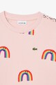 Dziewczynka Lacoste bluza bawełniana dziecięca SJ8433 różowy