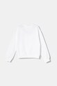 United Colors of Benetton hanorac de bumbac pentru copii 3J68C10MX.G.Seasonal alb SS25