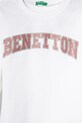 Дівчинка Дитяча бавовняна кофта United Colors of Benetton 3J68C10MX.G.Seasonal білий
