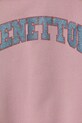 Дівчинка Дитяча бавовняна кофта United Colors of Benetton 3J68C10MX.G.Seasonal рожевий