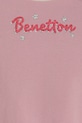 Дівчинка Дитяча бавовняна кофта United Colors of Benetton 3J70G10HX.P.Seasonal рожевий