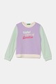 Detská bavlnená mikina United Colors of Benetton bavlna fialová 3J70G10HX.P.Seasonal
