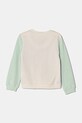 Detská bavlnená mikina United Colors of Benetton 3J70G10HX.P.Seasonal fialová SS25