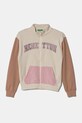 United Colors of Benetton hanorac de bumbac pentru copii print bej 3J68C504N.G.Seasonal