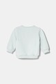 United Colors of Benetton hanorac de bumbac pentru copii 3J68G10J0.P.Seasonal turcoaz SS25