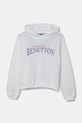 United Colors of Benetton bluza bawełniana dziecięca nadruk biały 3J68C204D.G.Seasonal