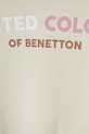 Дівчинка Дитяча бавовняна кофта United Colors of Benetton 3J68C204D.G.Seasonal бежевий