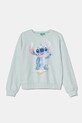 Детская хлопковая кофта United Colors of Benetton хлопок бирюзовый 3PQMC10MU.G.Seasonal