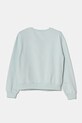 United Colors of Benetton bluza bawełniana dziecięca 3PQMC10MU.G.Seasonal turkusowy SS25
