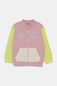 Детская хлопковая кофта United Colors of Benetton узор розовый 3J70G503N.P.Seasonal
