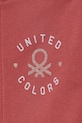 Fete United Colors of Benetton hanorac de bumbac pentru copii 3J70G503N.P.Seasonal roz