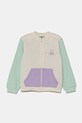 Детская хлопковая кофта United Colors of Benetton узор фиолетовой 3J70G503N.P.Seasonal