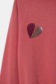 Fete United Colors of Benetton hanorac de bumbac pentru copii 3J68C10NX.G.Seasonal roz
