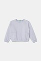 Dětská bavlněná mikina United Colors of Benetton bez kapuce modrá 3UNIG10IO.P.Seasonal